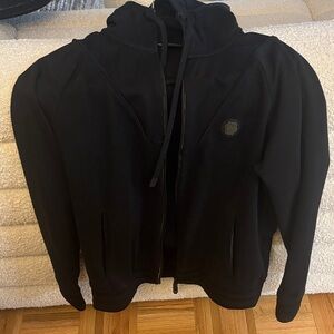 Boss Black Hoodie with Green Accents